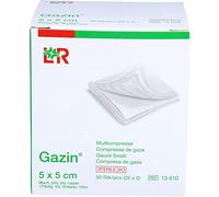 Gazin Kompressen steril 5 x 5 cm, 50 pzas Compresas