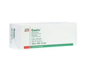 gazin Mull Productos.7,5 x 7,5 cm unsteril 16 compartimento Op 100 St compresas