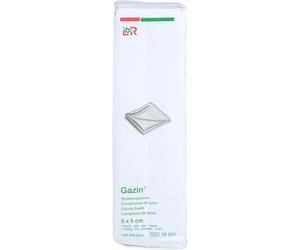 Gazin Mullkompresse 5 cm x 5 cm unsteril 12 lagig, 100 pzas Compresas