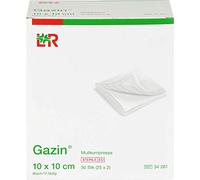 Gazin steril 10 x 10 cm 8 fach Mullkompressen, 50 pzas Compresas