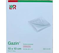 Gazin steril 10 x 10 cm 8 fach Mullkompressen, 50 pzas Compresas