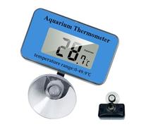 Gazocua acuario del termógrafo del tanque, termógrafo agua para el tanque de peces | Medidor de temperatura digital preciso para acuarios | Prueba de temperatura agua terrario con pantalla