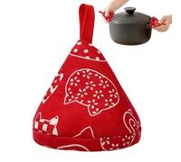 Gazocua Agarradera De Tapa De Olla Caliente Aislante Antideslizante | Guantenes De Cocina Triangulares - Guantes Protectores Antideslizantes Para Cocina Apartamento Exterior Hogar Ahumador Barbacoa