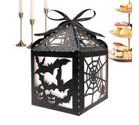 Gazocua Cajas de Halloween para caramelos, accesorios de fiesta espeluznantes, cajas de regalo de Halloween, bolsas de dulces, para ositos de goma, pan, chocolate, cocina, oficina, chimenea, bar