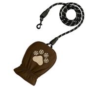 Gazocua Correa para perros para pasear | Correa para animales con guantes cálidos, correa de invierno para paseos - para correr, senderismo, viajes de invierno, viajes por la ciudad, así como para uso