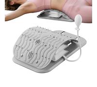 Gazocua Estirador de Espalda - Corrector Ajustable Con Imán, Apoyo de Espalda Tabla de Estiramiento - Para Hombros, Cuerpos, Músculos, Escoliosis, Casa, Viajes, Yoga, Banco, Meditación