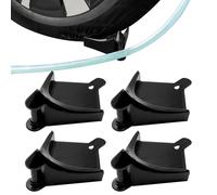 Gazocua Guía de manguera de neumáticos, evita atascos y atascos de cables, rodillo de manguera de vehículo, para mantenimiento de vehículos, lavado de coches, detalles, garaje, camping, taller