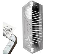 Gazocua Herramienta de Marcado de Ángulos Flexibles | Instrumento De Medición De Ángulo Recto Cuadrado - Guía De Corte De Tubería De Construcción Metálica Para Trabajos En Madera Y Metal | Para