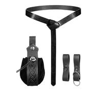 Gazocua Juego de riñoneras renacentistas | Riñonera pirata medieval juego completo para mujer, cosplay, bolso, traje para mujeres y adultos, convención teatral, sesión de fotos, fiesta