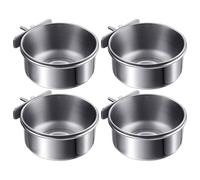 Gazocua Plato para Alimentar Aves - Plato Alimentador de Mascotas con Liberación Rápida y Ahorro de Espacio - Recipiente de Alimento Aviario | para Jilgueros, Periquitos, Agapornis, Cotorras y Ninfas