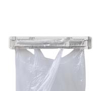 Gazocua Portabolsa de basura - Estante organizador plegable sin taladro,Portabolsa De Basura Para Armarios De Cocina - para Puertas de Armarios, Gabinetes, Baño, Autocaravana y Balcón