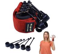 Gazocua Refuerzo de agarre | Entrenador de dedos universal, entrenador de manos, bandas de entrenamiento de dedos, dispositivo de entrenamiento reutilizable para la rehabilitación física del