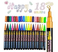 Gazocua Rotuladores Fluorescentes Estéticos | Rotuladores Colores Surtidos Fluorescentes,Pack de de Colores,Para, Dibujar, Subrayar, Diarios, Estudiar, Apuntes