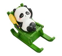 Gazocua Soporte para teléfono móvil de escritorio, figuras pequeñas de panda de resina, soporte para teléfono móvil, decoración de escritorio, para tableta, hogar, dormitorio, salón, escuela, oficina