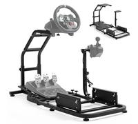 Gazzyt Soporte de cabina de simulador de carreras ajustable para Logitech G27 G29 G920 G923 Thrustmaster T300 T300RS T248 sin palanca de cambios ni asiento