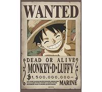 GB Eye ABYDCO583 Maxi Poster One Piece Wanted Luffy New 2 61 x 91.5cm