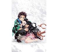 Demon Slayer - Póster Tanjiro & Nezuko Nieve 61 x 91.5 cm