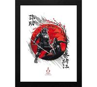 GB eye Assassin'S Creed Shadows - Yasuke & Naoe Unisex Imagen Emmarcada Negro/Rojo/Blanco Plastico