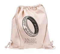 GB eye Bolsa ecológica con cordón, Unisex Adulto, Multi-Coloured, Lord of The Rings One Ring Drawstring Bag