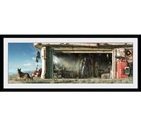 GB Eye, Fallout 4, Garage, Print Enmarcado 75 x 30 cm