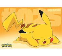 GB Eye FP4972 Maxi Poster Pokémon Pikachu Asleep 61 x 91.5cm