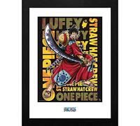 GB Eye GBYDCO038 Framed Collector Print One Piece Luffy in Wano Artwork 30 x 40cm