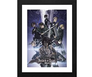GB Eye GBYDCO045 Framed Collector Print Attack On Titan Season 4 Key Art 2 30 x 40cm