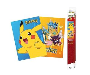 GB Eye GBYDCO049 Chibi Poster Pokémon Colour Characters 52 x 38
