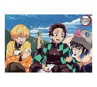 GB Eye GBYDCO101 Maxi Poster Demon Slayer Tanjiro, Zenitsu, Inosuke 61 x 91.5cm