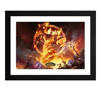 GB Eye GBYDCO238 Framed Collector Print World of Warcraft Ragnaros 30 x 40cm
