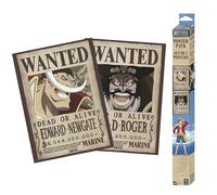 GB eye - Juego de 2 pósteres Chibi Wanted Roger & Whitebeard
