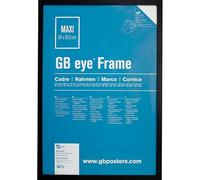 GB eye - Marco MDF negro Maxi - Producto oficial - Formato 61 x 91,5 cm - Protección plexiglás - Decoración de pared - Acabado elegante