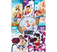 GB Eye – Póster One Piece Historial de los Gears 91,5 x 61 cm