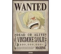 GB eye One Piece - Póster Maxi Wanted Sanji (91,5 x 61 cm)