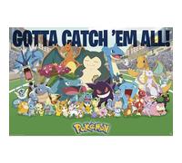 GB Eye Póster Maxi POKEMON – Favoritos de todos los tiempos – 91,5 x 61 cm