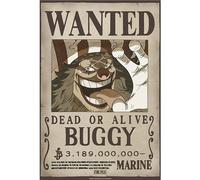 Poster gb eye chibi one piece wanted buggy wano
