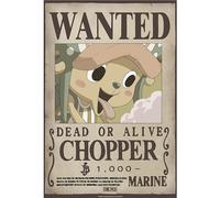 GB Eye - Póster One Piece Chibi Wanted Chopper Wano - Producto oficial - Tamaño 52 x 38 cm - Papel laminado de alta calidad - Póster Prime Pirate