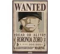 GB Eye Póster One Piece Roronoa Zoro (Wanted Wano) 91,5 x 61 cm