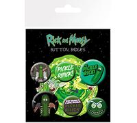 GB eye Rick & Morty Pickle Rick Badge Pack