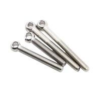 GB798 1/2/5 Piezas 304 Anillo de Acero Inoxidable Enlace Ojo pez Perno Orificio Deslizante Tornillo M6-M12(90mm,M10 1pc)