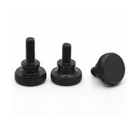 GB834 moleteado de acero negro, cabeza de paso alto, tornillo de apriete manual, M3 M4 M5 M6 M8 M10, bloqueo de vidrio for pared cortina, ajuste de tornillo de mariposa(Size:5mm)