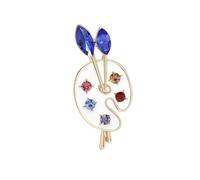 GBAHFY Broche de paleta de pintor para mujeres y hombres, pin de solapa de artista con pincel de pintura, joyería para profesor de arte, joyería para sombrero, bolsa de traje, insignia de cumpleaños