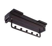 GBASDXU Barra Deslizante para Ropa, Barra de Armario extraíble de aleación de Aluminio Extensible, Colgador de Armario con riel Deslizante,