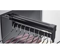 GBASDXU Barra Deslizante para Ropa, Varilla Extensible for Armario, Armario Deslizante, Perchas for Pantalones Ajustables 26,61Cm