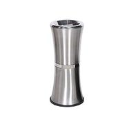 GBASDXU Cenicero ajustable, Cenicero Grande for Exteriores, Cubo De Basura De Acero Inoxidable De 12L, Redondo for Interiores, Vertical, 27,55 Pulgadas