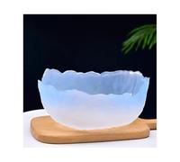 GBASDXU Frutero, plato de cristal for fruta, ideal for el hogar, la sala de estar o la mesa de centro. Perfecto for aperitivos, melones y frutas secas. Ideal for frutas en tonos rosa(Blue,M)