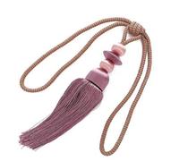 GBASDXU Lazos de Cortina for Cortinas, 1 par de alzapaños creativos, Cuerda Decorativa Simple, Hebilla de Borla for Cortinas