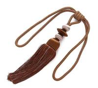 GBASDXU Lazos de Cortina for Cortinas, 1 par de alzapaños creativos, Cuerda Decorativa Simple, Hebilla de Borla for Cortinas