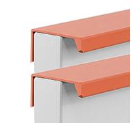 GBASDXU Tirador de borde, 2 paquetes de tiradores ocultos for gabinetes de muebles, manijas ocultas for armarios, manijas for cajones en ángulo recto, tiradores invisibles for cocina,