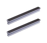 GBASDXU Tiradores de cuero, Manija de cuero for muebles, 2 uds., tirador de aluminio for puerta de armario, tiradores, perillas de armarios marrones
